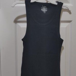Goodfellow & Co Ribbed Black 100% Cotton Tank Top